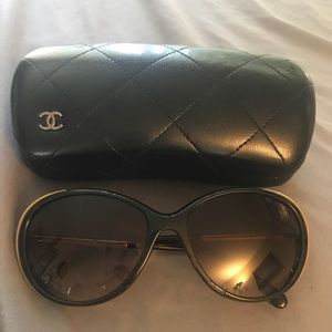 Authentic Chanel sunglasses with case